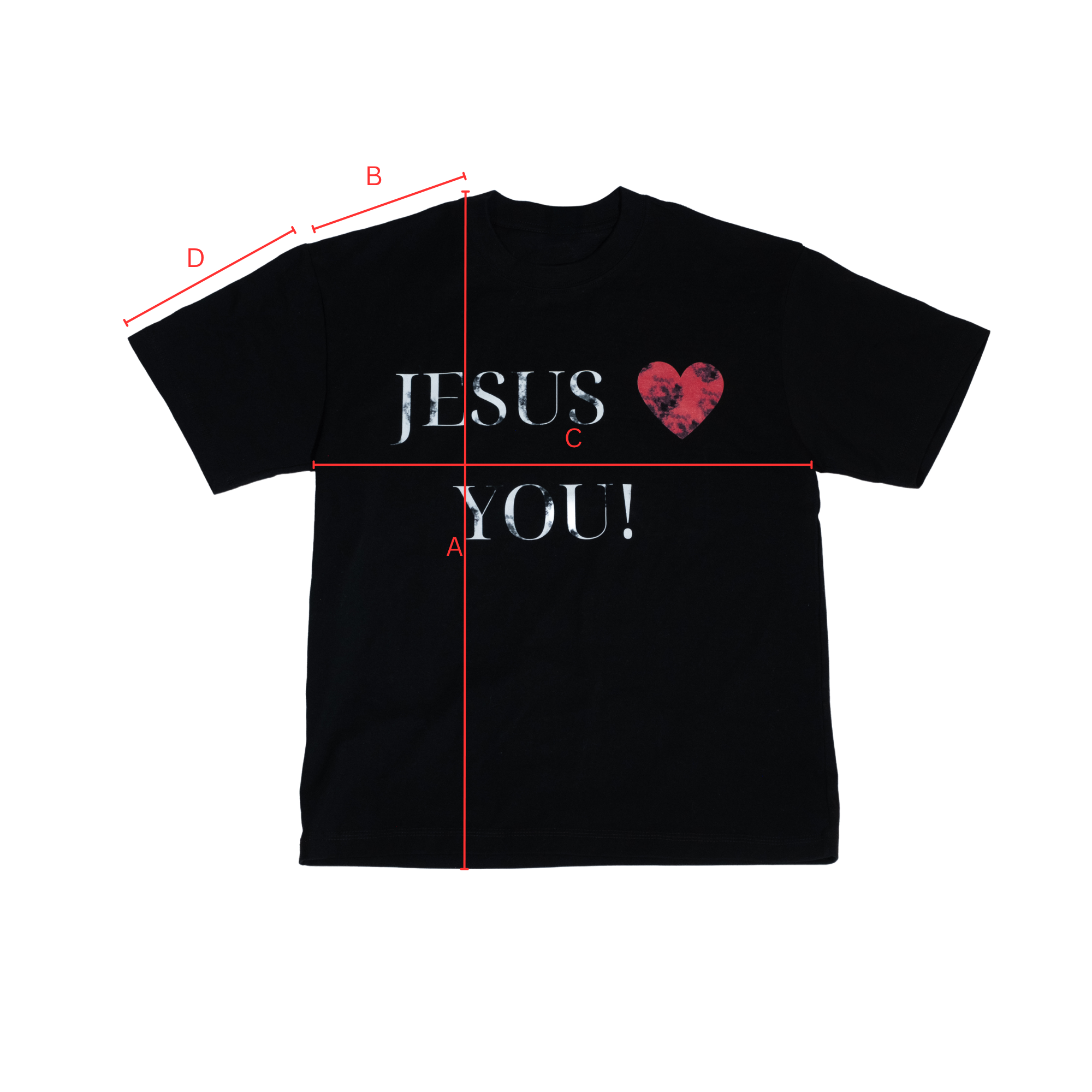 "JESUS LOVES YOU" Tee