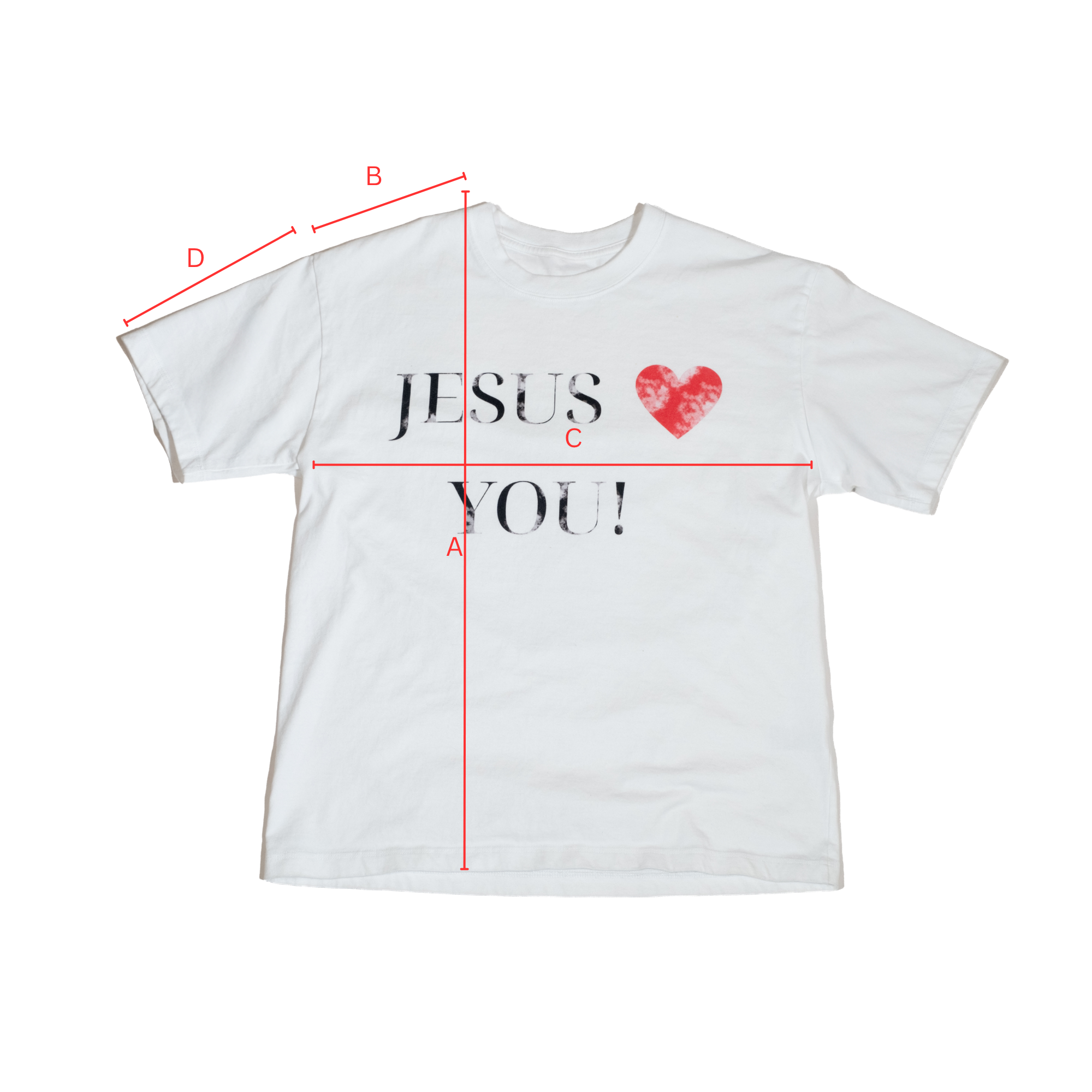 "JESUS LOVES YOU" Tee