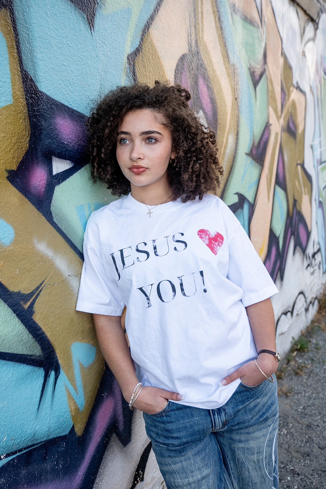 "JESUS LOVES YOU" Tee