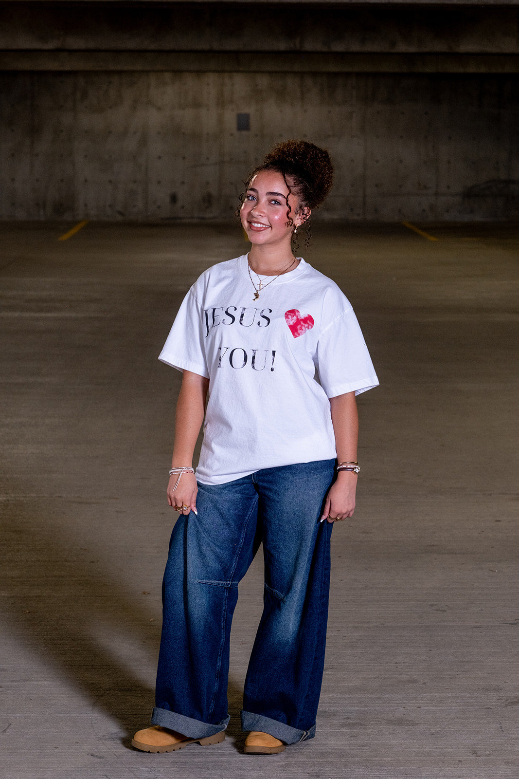 "JESUS LOVES YOU" Tee