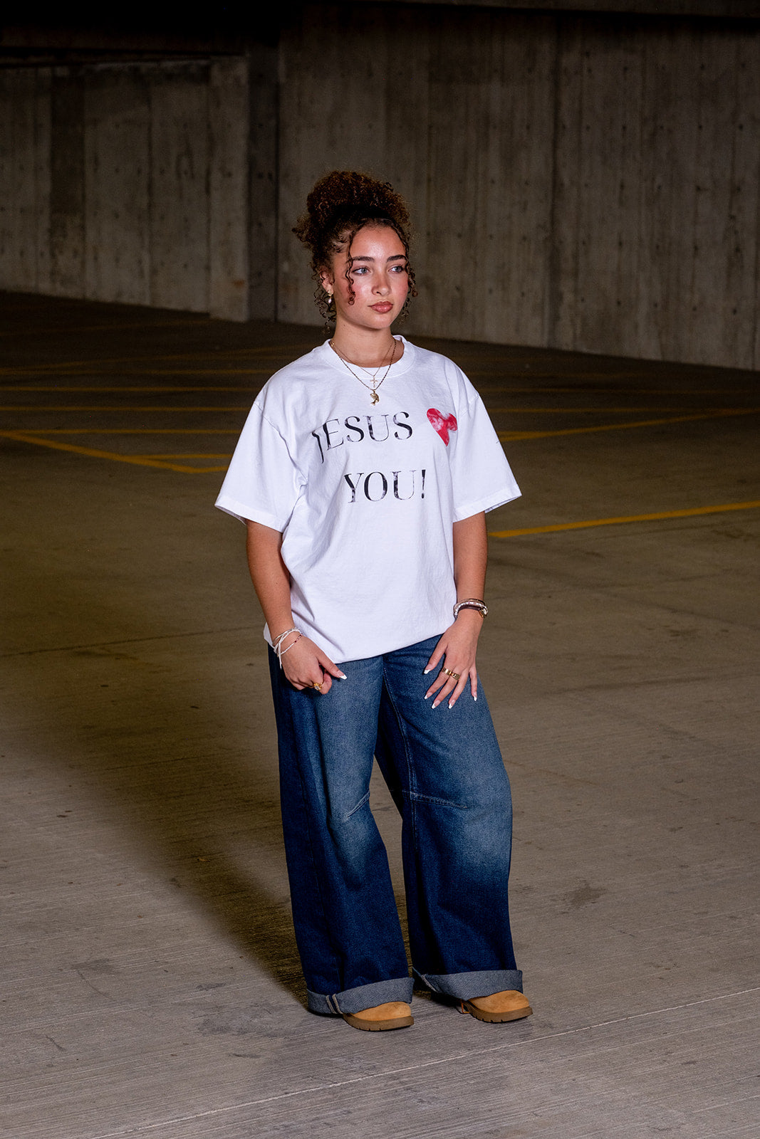 "JESUS LOVES YOU" Tee